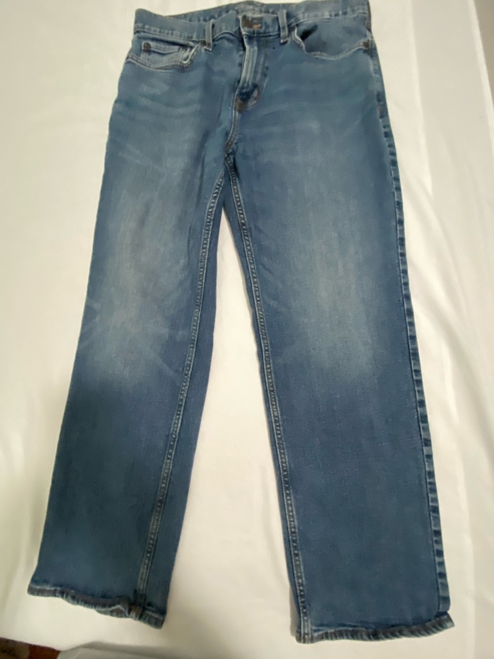 Old Navy Men's Loose Flex Straight Leg Jeans 33 x 30 Medium Wash